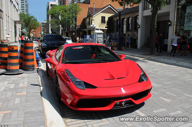 Ferrari 458 Italia spotted in Toronto, Canada