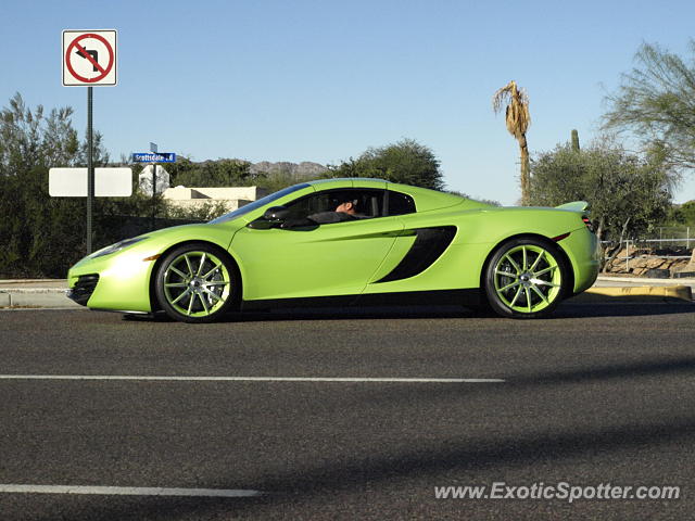 Mclaren MP4-12C spotted in Scottsdale, Arizona