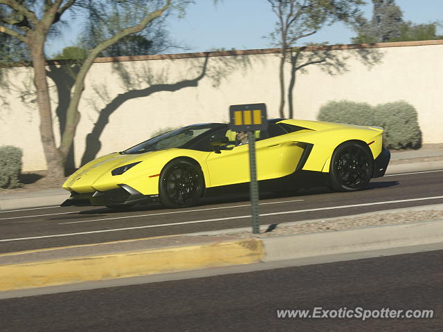 Lamborghini Aventador spotted in Scottsdale, Arizona