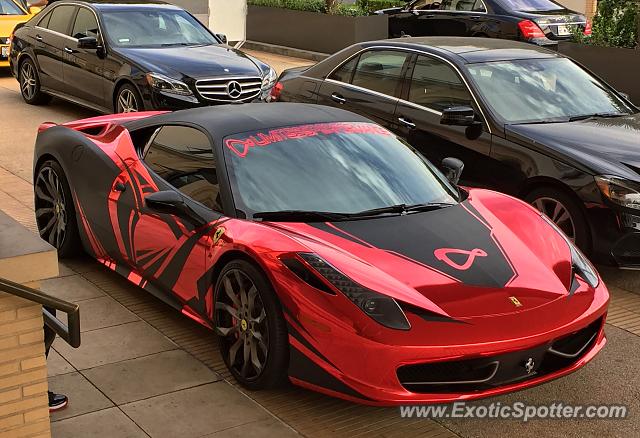 Ferrari 458 Italia spotted in Beverly Hills, California
