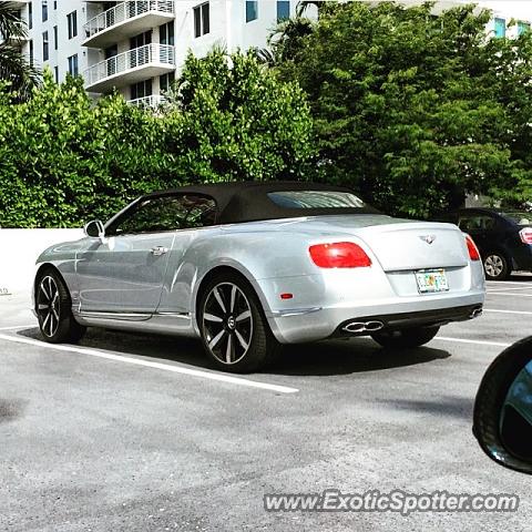 Bentley Continental spotted in Fort Lauderdale, Florida