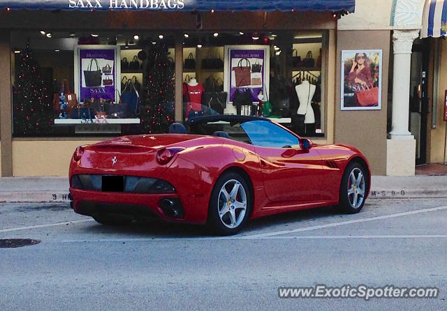 Ferrari California spotted in Stuart, Florida