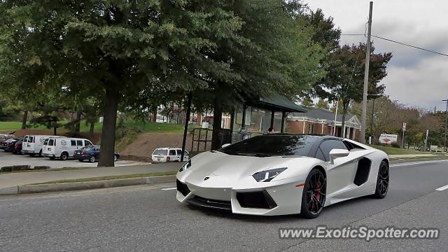 Lamborghini Aventador spotted in Atlanta, Georgia