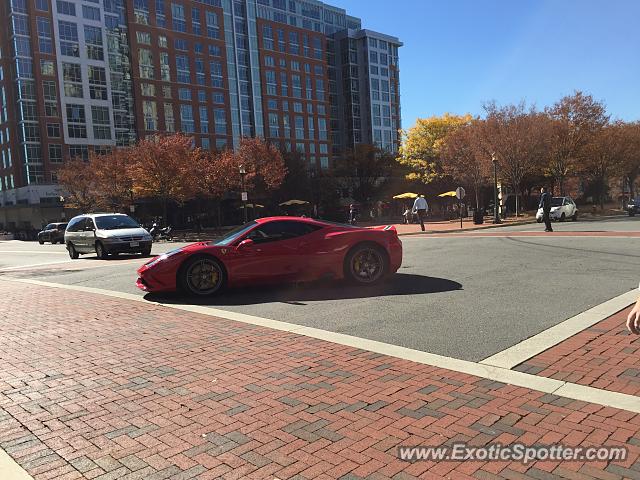 Ferrari 458 Italia spotted in Reston, Virginia