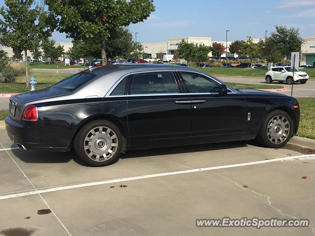 Rolls-Royce Ghost spotted in Plano, Texas
