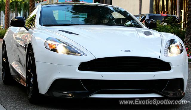 Aston Martin Vanquish spotted in Beverly Hills, California