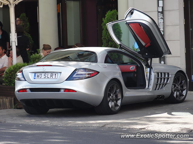 Mercedes SLR spotted in Warsaw, Poland