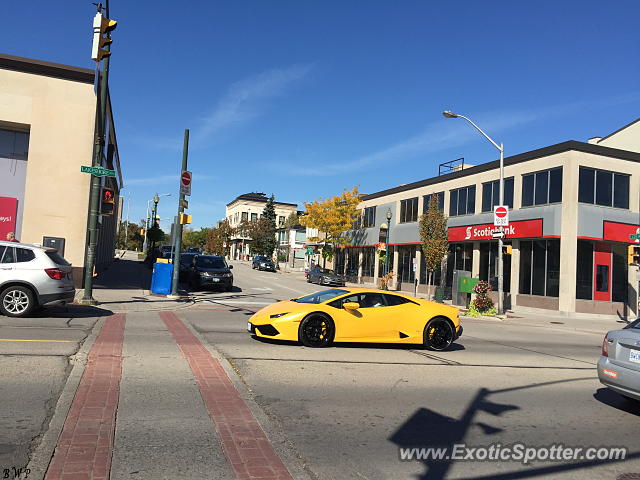 Lamborghini Huracan spotted in Oakville, Canada