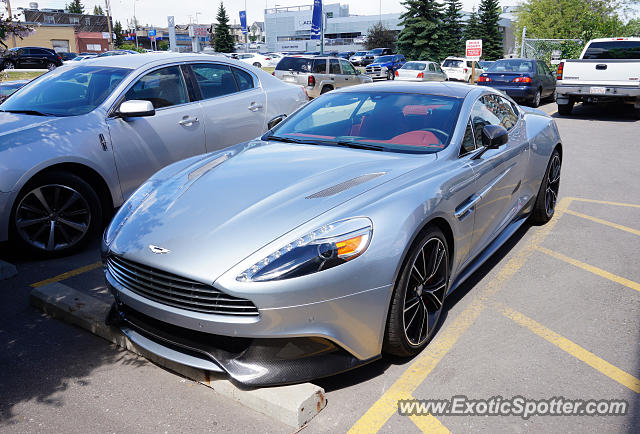 Aston Martin Vanquish spotted in Calgary, Canada