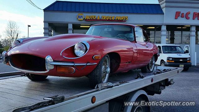 Jaguar E-Type spotted in Belmar, New Jersey