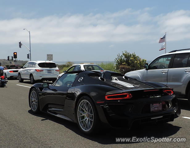 Porsche 918 Spyder spotted in Newport Beach, California