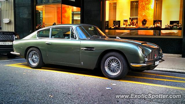 Aston Martin DB5 spotted in Zurich, Switzerland
