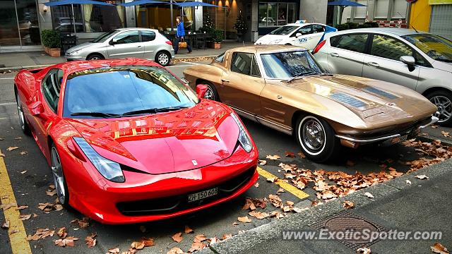 Ferrari 458 Italia spotted in Zurich, Switzerland