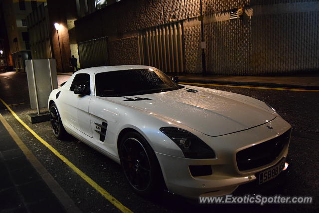 Mercedes SLS AMG spotted in London, United Kingdom