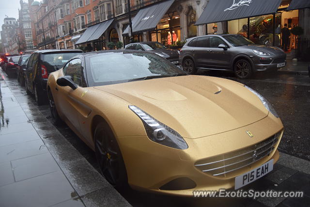 Ferrari California spotted in London, United Kingdom
