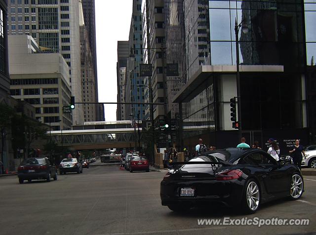 Porsche Cayman GT4 spotted in Chicago, Illinois
