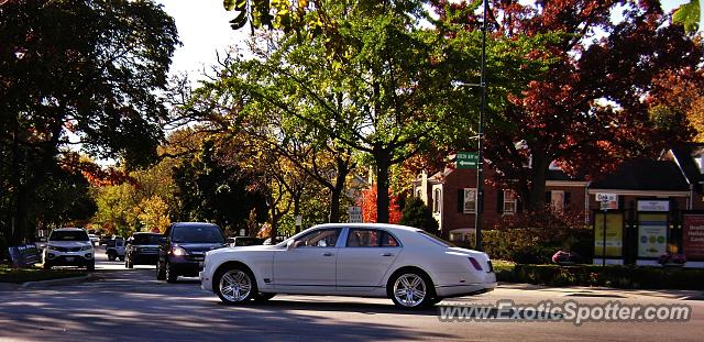 Bentley Mulsanne spotted in Winnetka, Illinois