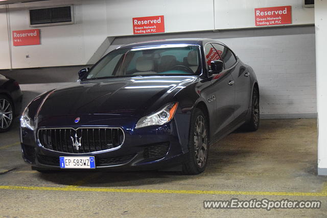 Maserati Quattroporte spotted in London, United Kingdom