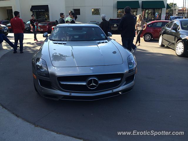 Mercedes SLS AMG spotted in Houston, Texas
