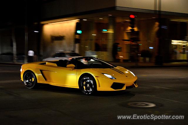 Lamborghini Gallardo spotted in Beverly Hills, California