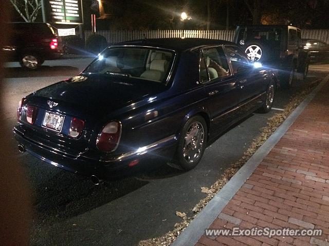 Bentley Arnage spotted in Newport, Rhode Island