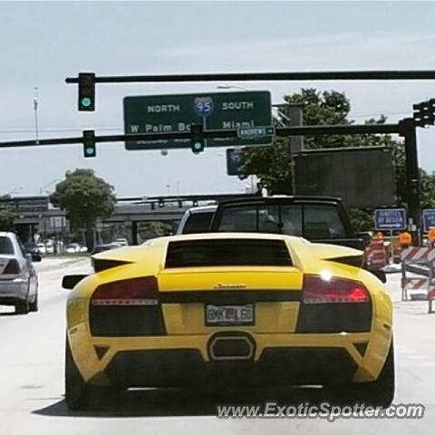 Lamborghini Murcielago spotted in Fort Lauderdale, Florida