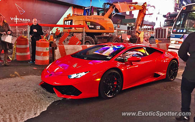 Lamborghini Huracan spotted in Manhattan, New York