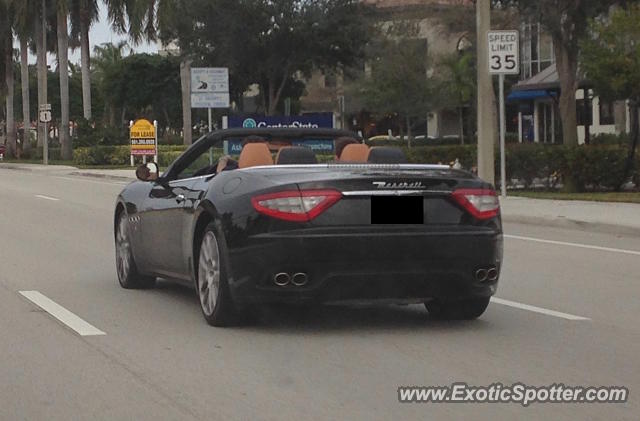 Maserati GranCabrio spotted in Boca Raton, Florida