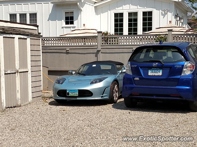 Tesla Roadster spotted in Westport, Connecticut