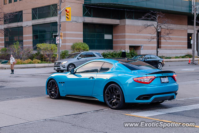 Maserati GranTurismo spotted in Toronto, On, Canada