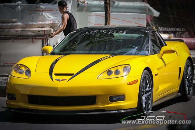 Chevrolet Corvette Z06 spotted in Manila, Philippines