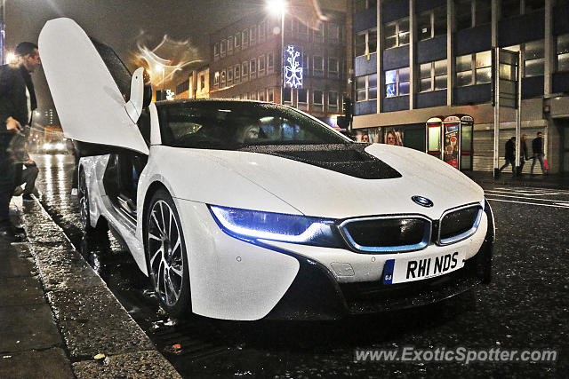 BMW I8 spotted in Leeds, United Kingdom