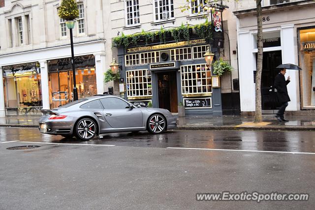 Porsche 911 Turbo spotted in London, United Kingdom