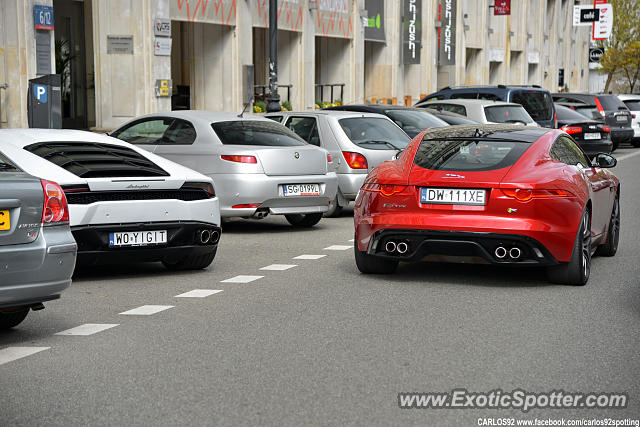 Jaguar F-Type spotted in Warsaw, Poland