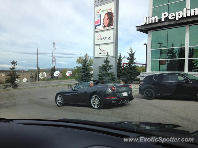 Ferrari California spotted in Calgary, Canada