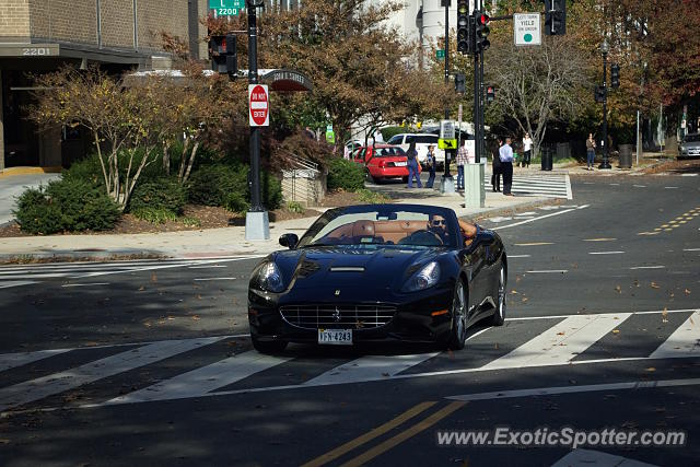 Ferrari California spotted in Washington DC, Virginia
