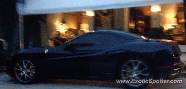 Ferrari California spotted in Palm Beach, Florida