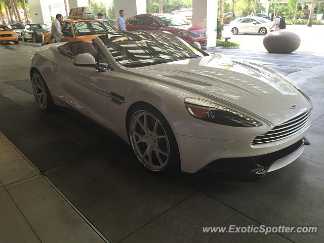 Aston Martin Vanquish spotted in South Beach, Florida