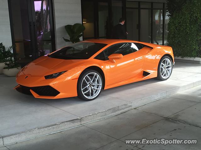 Lamborghini Huracan spotted in South Beach, Florida