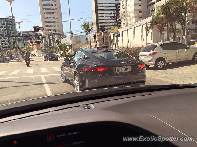 Jaguar F-Type spotted in Fortaleza, Brazil