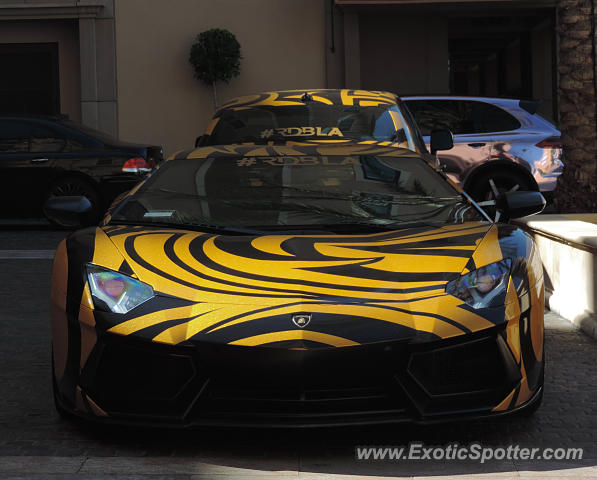 Lamborghini Aventador spotted in Beverly Hills, California