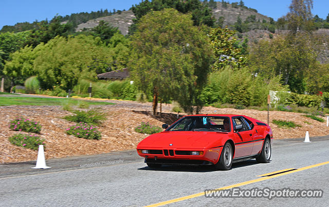 BMW M1 spotted in Carmel Valley, California