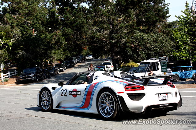 Porsche 918 Spyder spotted in Carmel, California