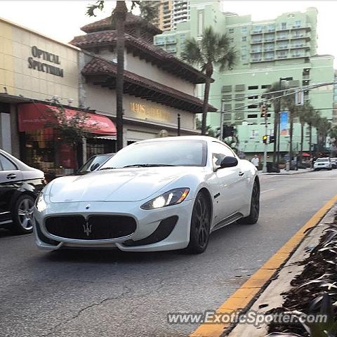 Maserati GranTurismo spotted in Fort Lauderdale, Florida
