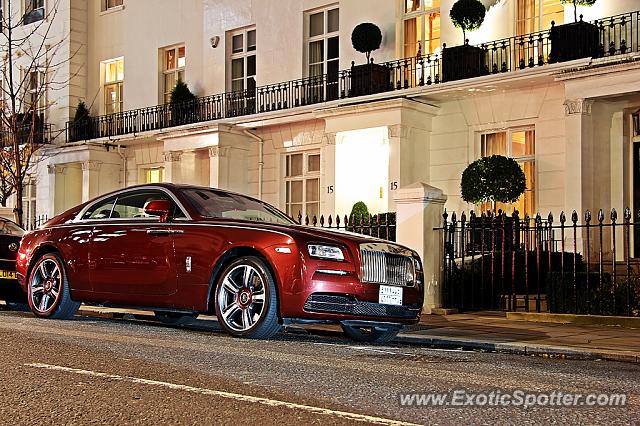 Rolls-Royce Wraith spotted in London, United Kingdom