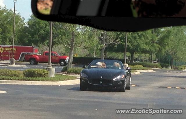 Maserati GranCabrio spotted in Celebration, Florida