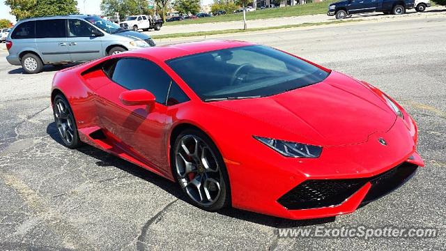Lamborghini Huracan spotted in Madison, Wisconsin