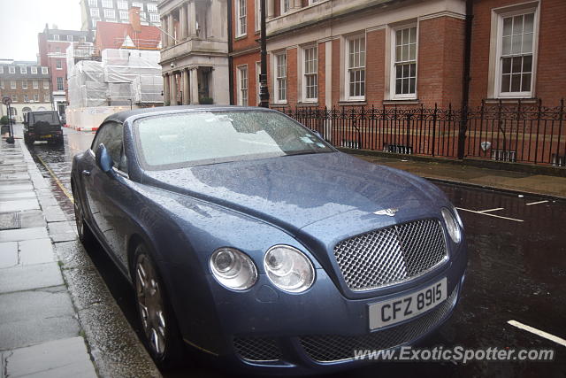 Bentley Continental spotted in London, United Kingdom