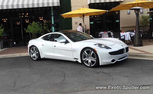 Fisker Karma spotted in Houston, Texas
