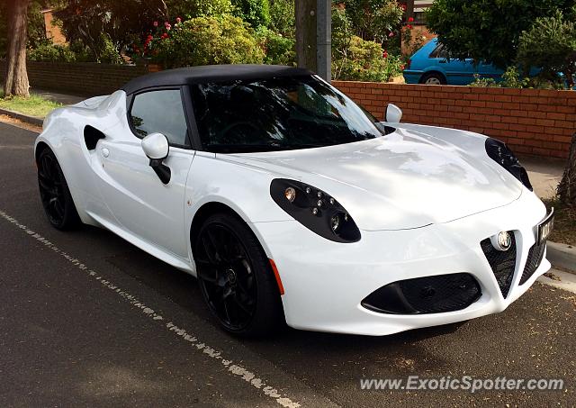 Alfa Romeo 4C spotted in Melbourne, Australia